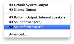 linein settings dropdown