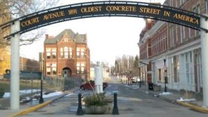 First Concrete Street in the USA